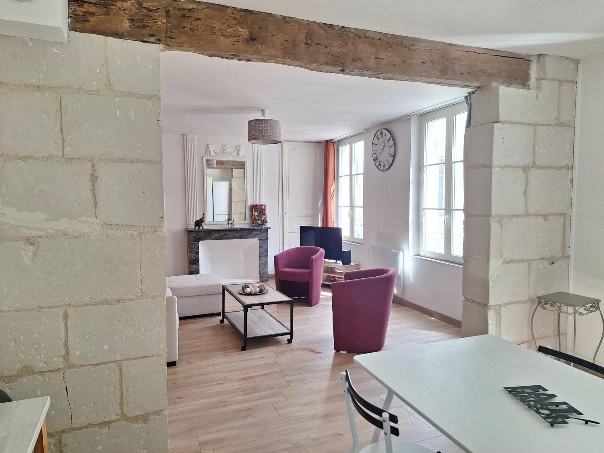 Bel Appartement 50M2 En Plein Centre De Saumur Kültér fotó